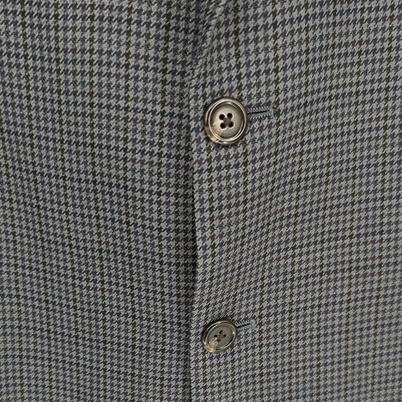 19923 Lauren Ralph Lauren Houndstooth Wool Blazer size 46L preppy Business casua - Picture 5 of 12